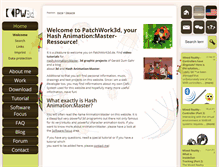 Tablet Screenshot of patchwork3d.de
